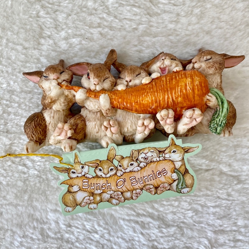Enesco Bunch O’ Bunnies limited edition figurine